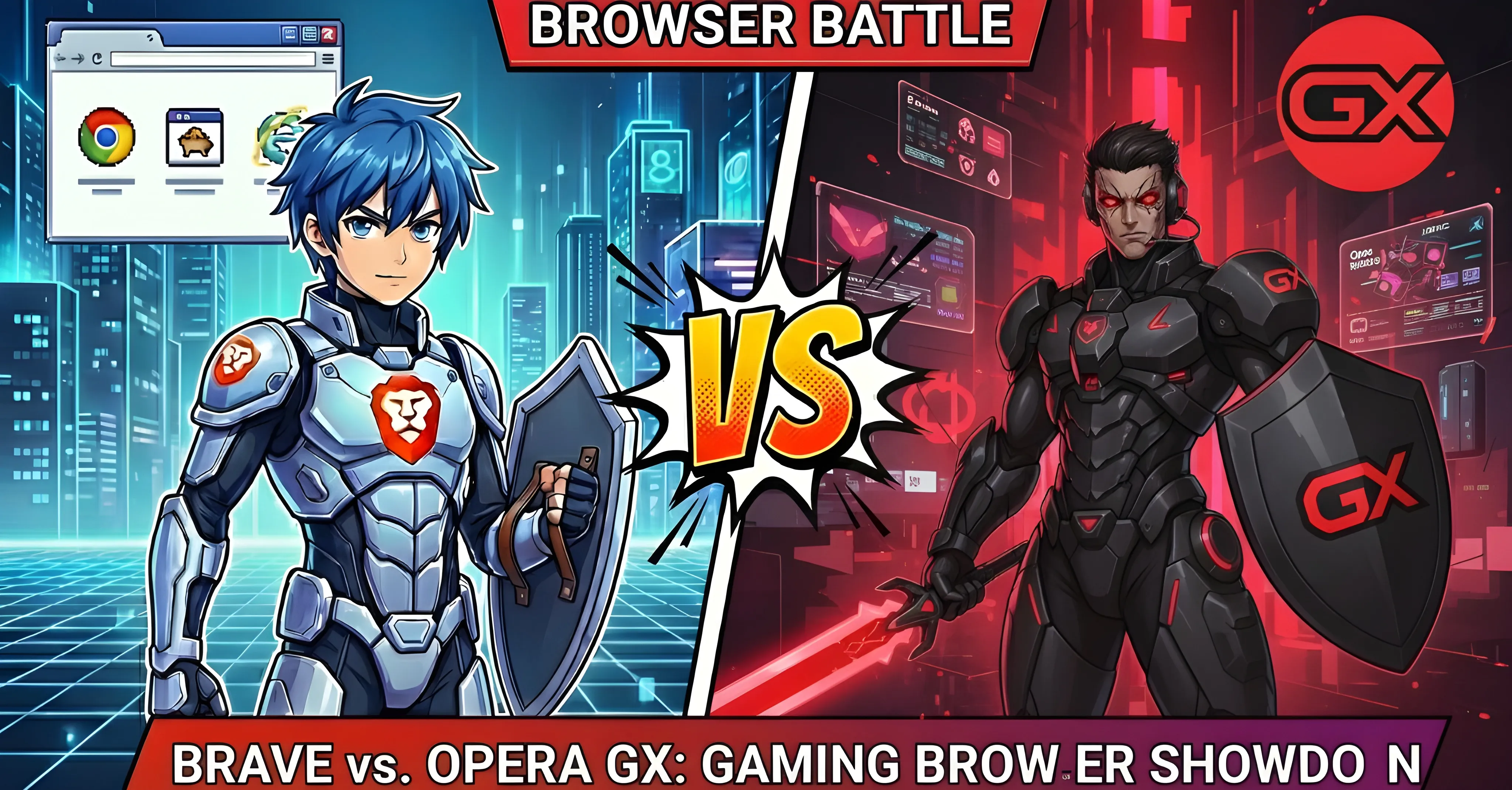 2026年における Brave Browser と Opera GX の比較：プライバシー機能 vs ゲーミング機能、リソースリミッター、カスタマイズオプション